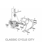 LEFT CRANKCASE COVER / OIL PUMP