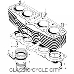 Teile Diagramme CB 500 Four K1