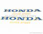 Preview: Tank Zierstreifen Dekor Set, blau / gold, Siebdruck! Honda CB 400 Four F1 (1975-1976)