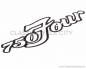 Preview: Tank-Aufkleber Honda "750 Four" Logo, "Schwarz"