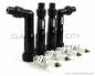 Preview: Zündkerzen / Zündkerzenstecker Set NGK DR8ES / 12 mm / 0° / 102°