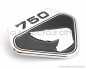 Preview: Emblem Seitendeckel Rechts Repro (SIDE COVER R EMBLEM) # R-87123-300-020B