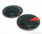 Preview: Zifferblätter Set Tachometer / Drehzalmesser KM/H + Kontrollleuchten (Diamanten Linsen)
