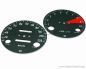 Preview: Gauge Face Plate Kit Speedometer / Tachometer KM/H # GAU-100-017