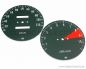 Preview: Zifferblätter / Tachoscheiben Set Tachometer / Drehzalmesser KM/H