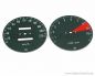 Preview: Zifferblätter / Tachoscheiben Set Tachometer / Drehzalmesser KM/H