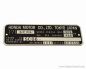 Preview: Honda CBX1000 B C SC06 Pro-Link Registration Plate / VIN PLATE TYPE REGISTERED Aluminum