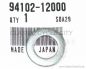 Preview: WASHER PLAIN 12MM # 94102-120-00