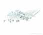 Preview: Speichensatz Vorderrad 1.85 x 19" / 40 Speichen + 40 Nippel (silber chromatiert)