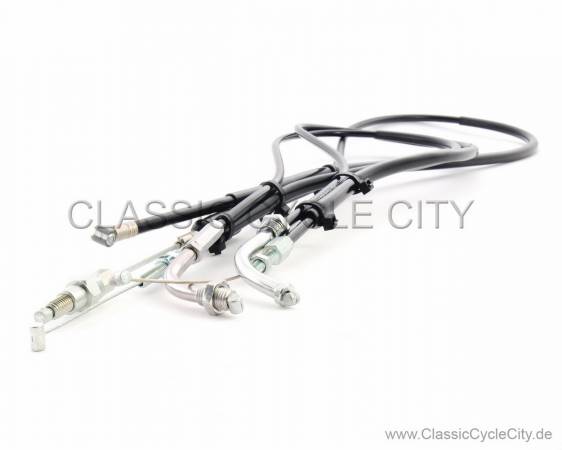 Gaszug / Kupplungszug Set / 'A+B' Kurz Für Flachlenker # CCC-032-KIT