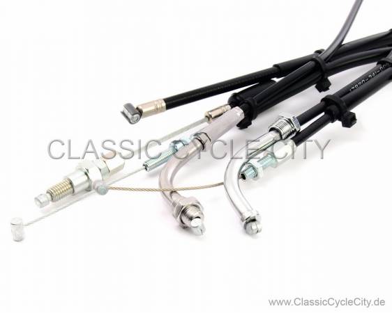 Gaszug / Kupplungszug Set / 'A+B' Kurz Für Flachlenker # CCC-032-KIT