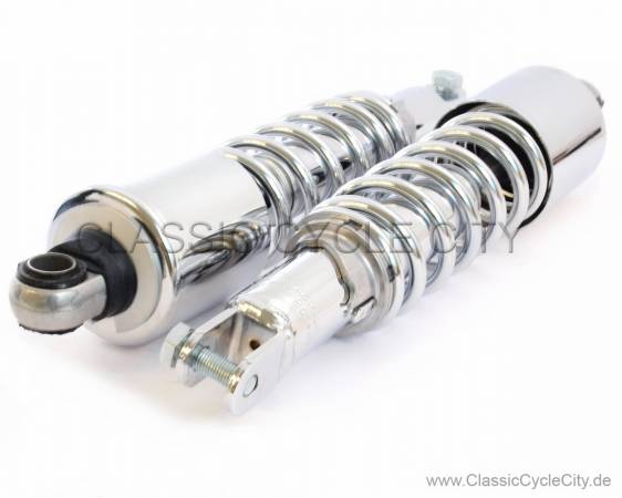 IKON (KONI) Rear Shocks With Chrome Spring and Chrome Cover  Honda CB750 SOHC K0-K6, K7, F, F2 (1969-1978)