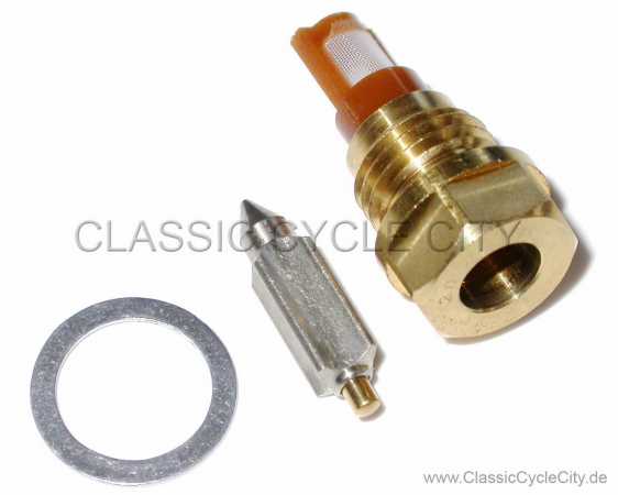 Float Valve With Valve Seat Keihin Carburetor # KHV-15020