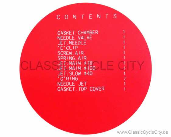 Keyster Vergaser Reparatur Kit #78 + #100 Honda CB 500 Four K0-K2 (1971-1977)