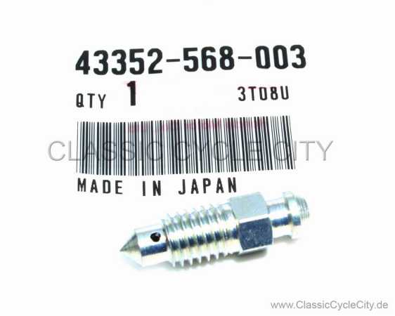 Entlüftungsschraube (SCREW BLEEDER) # 43352-568-003