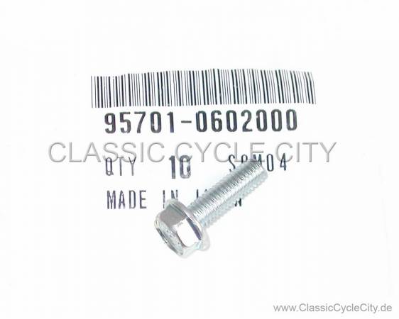 BOLT FLANGE 6X20 MM # 95701-060-2000 (replaces 95700-060-20)