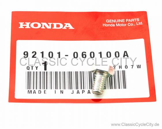 BOLT HEX 6x10 # 92101-060-100A (replaces 92000-060-10)