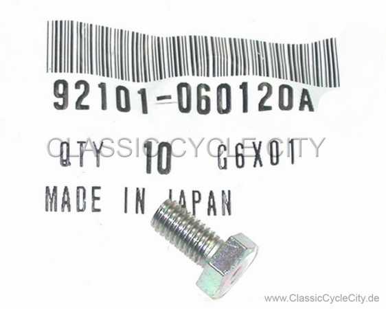 Schraube 6x12 mm (BOLT HEX 6x12) # 92101-060120A