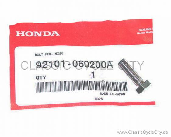 BOLT HEX 6X20 # 92101-060-200A (replaces 92000-060-20)