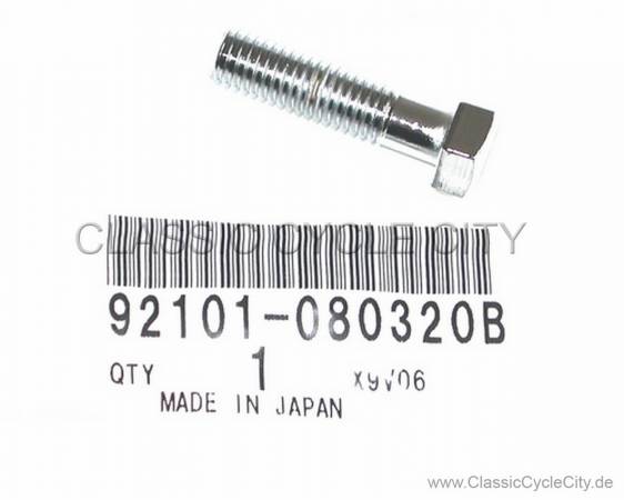 BOLT HEX 8X32 # 92101-080-320B (replaces 92000-080-320B)