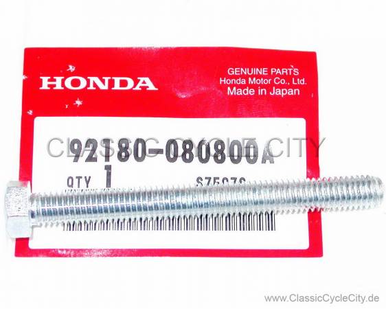 Schraube 8x80mm (BOLT HEX 8X80) # 92180-080800A (ersetzt 92100-080-800A) (bis Serien#: 1000140)