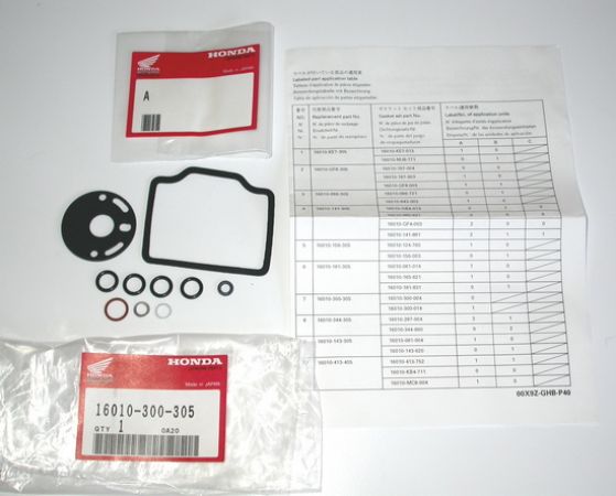 PACKING SET CARBURETOR # 16010-300-305