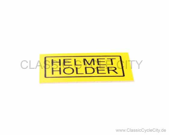 Honda "HELMET HOLDER" Aufkleber
