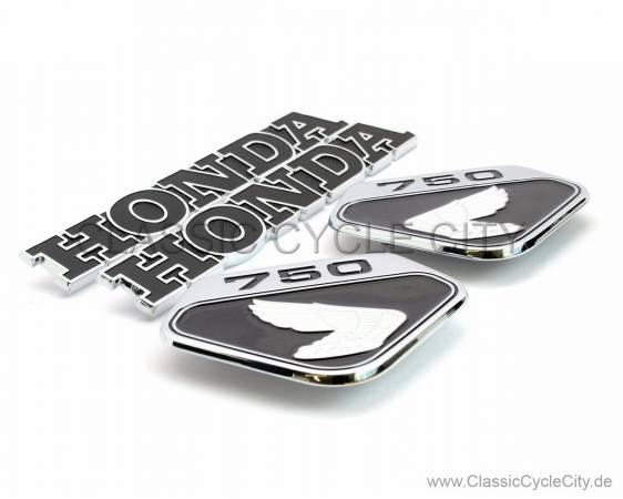 EMBLEM KIT BLACK L/R TANK SIDE COVER # 00000-451-KIT