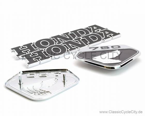 EMBLEM KIT BLACK L/R TANK SIDE COVER # 00000-451-KIT