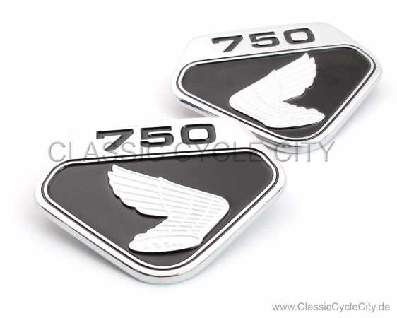 Emblem Set Seitendeckel L/R Repro (SIDE COVER EMBLEM) # R-00000-454-KIT