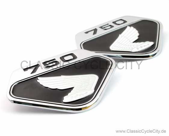 Emblem Set Seitendeckel L/R Repro (SIDE COVER EMBLEM) # R-00000-454-KIT