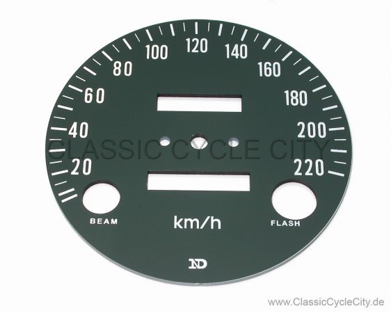 Gauge Face Plate Speedometer KMH