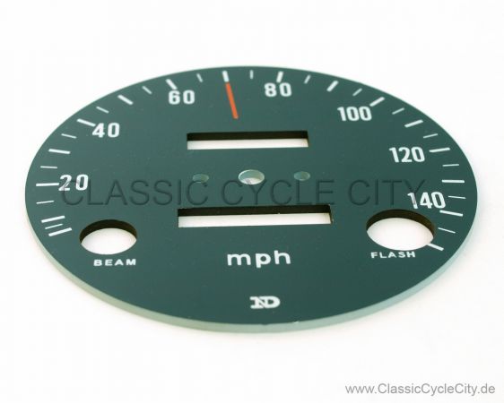 Zifferblatt Tachometer Meilen/H