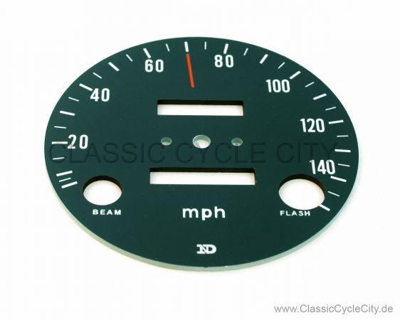 Zifferblatt Tachometer Meilen/H