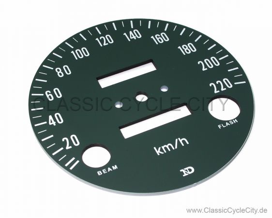 Gauge Face Plate Kit Speedometer / Tachometer KM/H # GAU-100-017