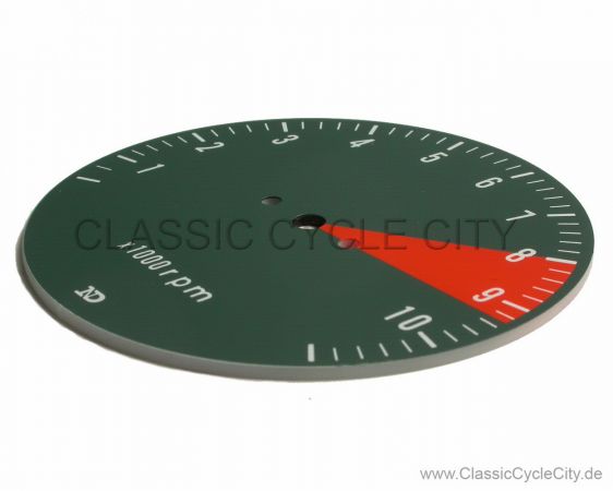 Zifferblätter / Tachoscheiben Set Tachometer / Drehzalmesser KM/H