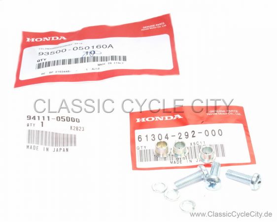 Anbauteile Set Scheinwerfer Chromring (HEADLIGHT WASHER BOLT KIT) # 00000-039-KIT