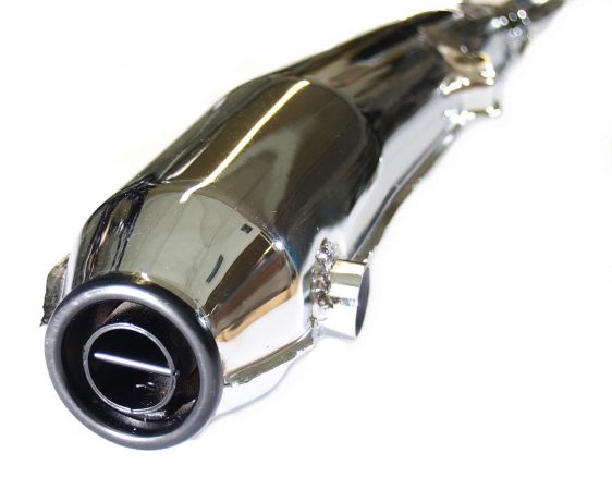 Auspuff Rohr HM-300, Links Unten (MUFFLER EXHAUST) # 18350-300-037 (ersetzt 18350-300-030)