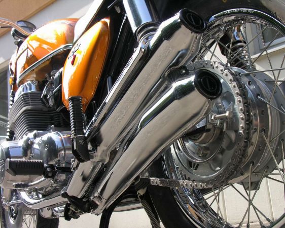 Auspuff Rohr HM-300, Links Unten (MUFFLER EXHAUST) # 18350-300-037 (ersetzt 18350-300-030)