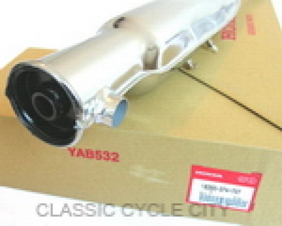 Auspuff Rohr HM-323, links unten (MUFFLER EXHAUST) # 18350-323-050 (ersetzt durch 18350-374-707)
