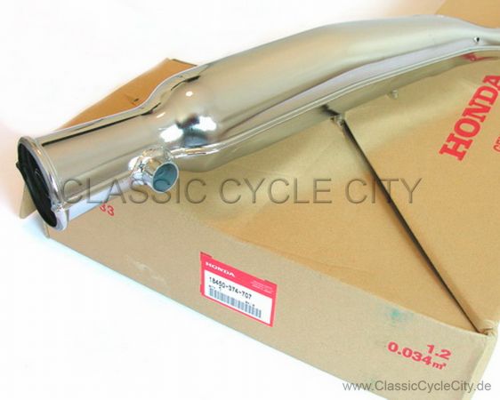 Auspuff Rohr HM-323, rechts oben (MUFFLER EXHAUST) # 18450-323-050 (ersetzt durch 18450-374-707)