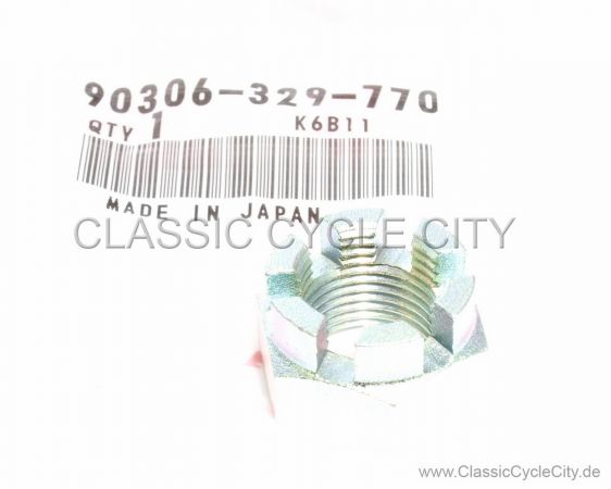 NUT AXLE WHEEL # 90306-329-770 (replaces 90306-268-000)