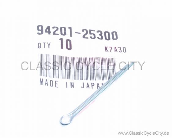 Splint 2,5 mm (PIN COTTER) # 94201-25300 (ersetzt 94201-25200)