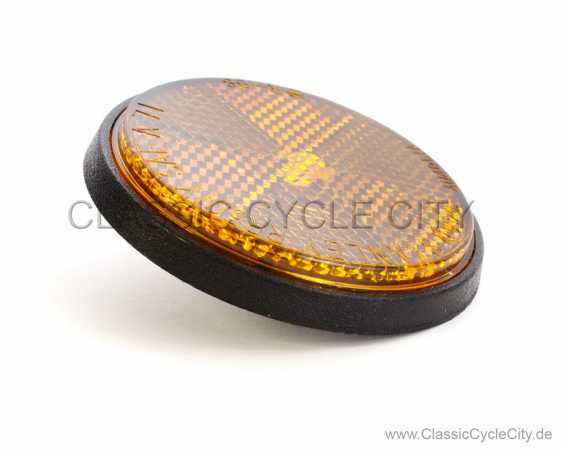 Reflektor Seitenstrahler Rund (FRONT FORK HEAD LIGHT REFLECTOR) # 33741-102-870