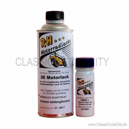 Engine Enamel / Engine Paint Black Silk Mat # RHL-100-022