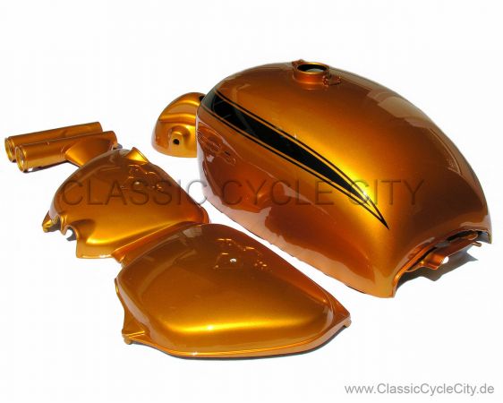 Lacksatz / Lack Candy Gold Custom LX + Tankdekor / Zierstreifen # RHL-KIT-001