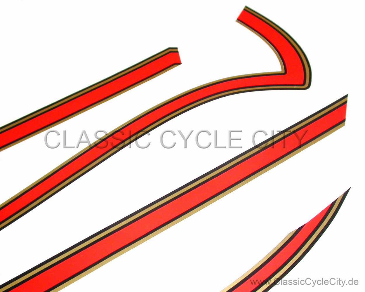 Tank Decals / Decor Kit Gold / Red / Black # DEC-100-014