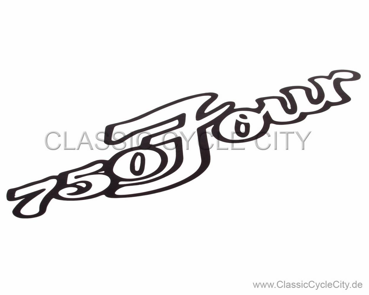 Tank-Aufkleber Honda "750 Four" Logo, "Schwarz"