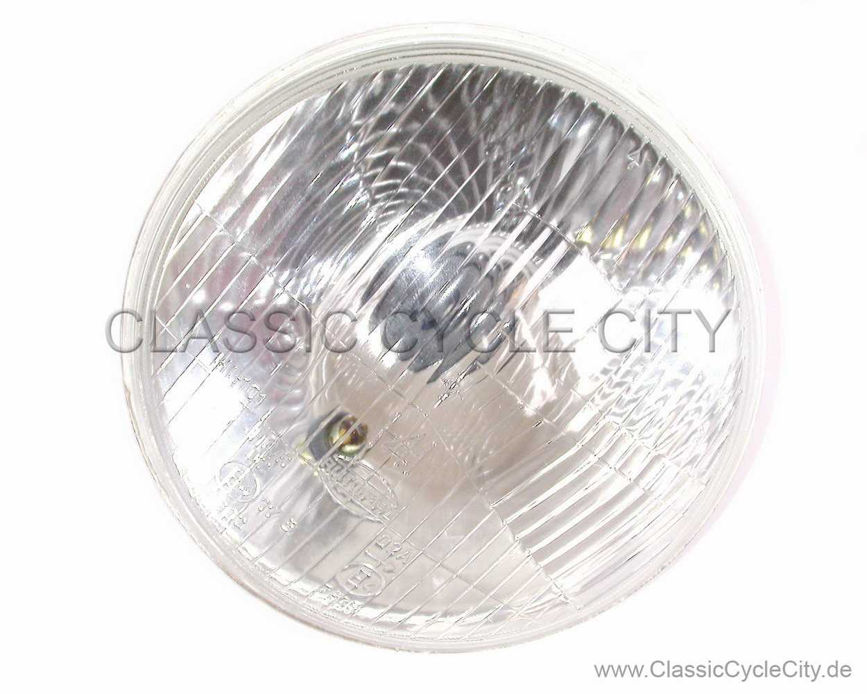 Halogen H4 Scheinwerfereinsatz / Reflektor / Einsatz "Glas Gewölbt" # CCC-2034