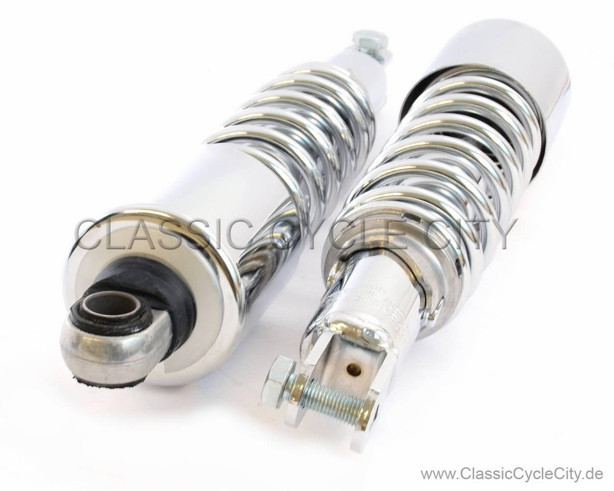IKON (KONI) Rear Shocks With Chrome Spring and Chrome Cover  Honda CB750 SOHC K0-K6, K7, F, F2 (1969-1978)
